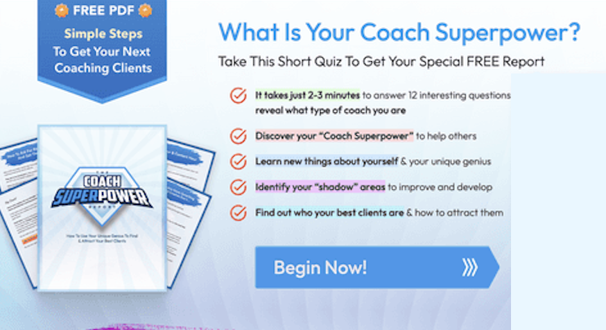 What is your Coach Superpower quiz